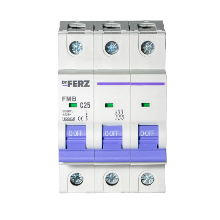 FMB-C 6kA 3P 25 х-ка C Автоматический выключатель